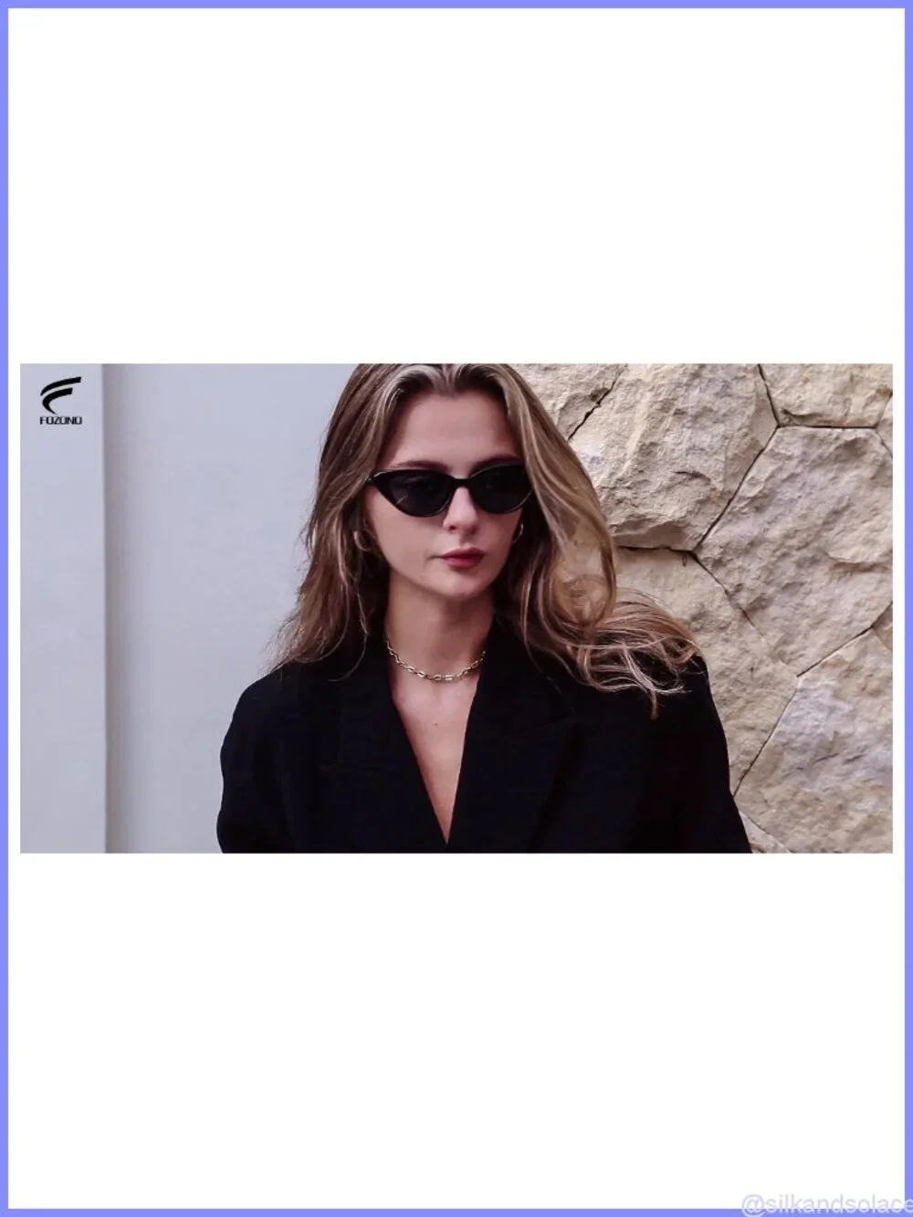 Small Narrow Cat Eye Sunglasses UV400 Retro 90s Women's